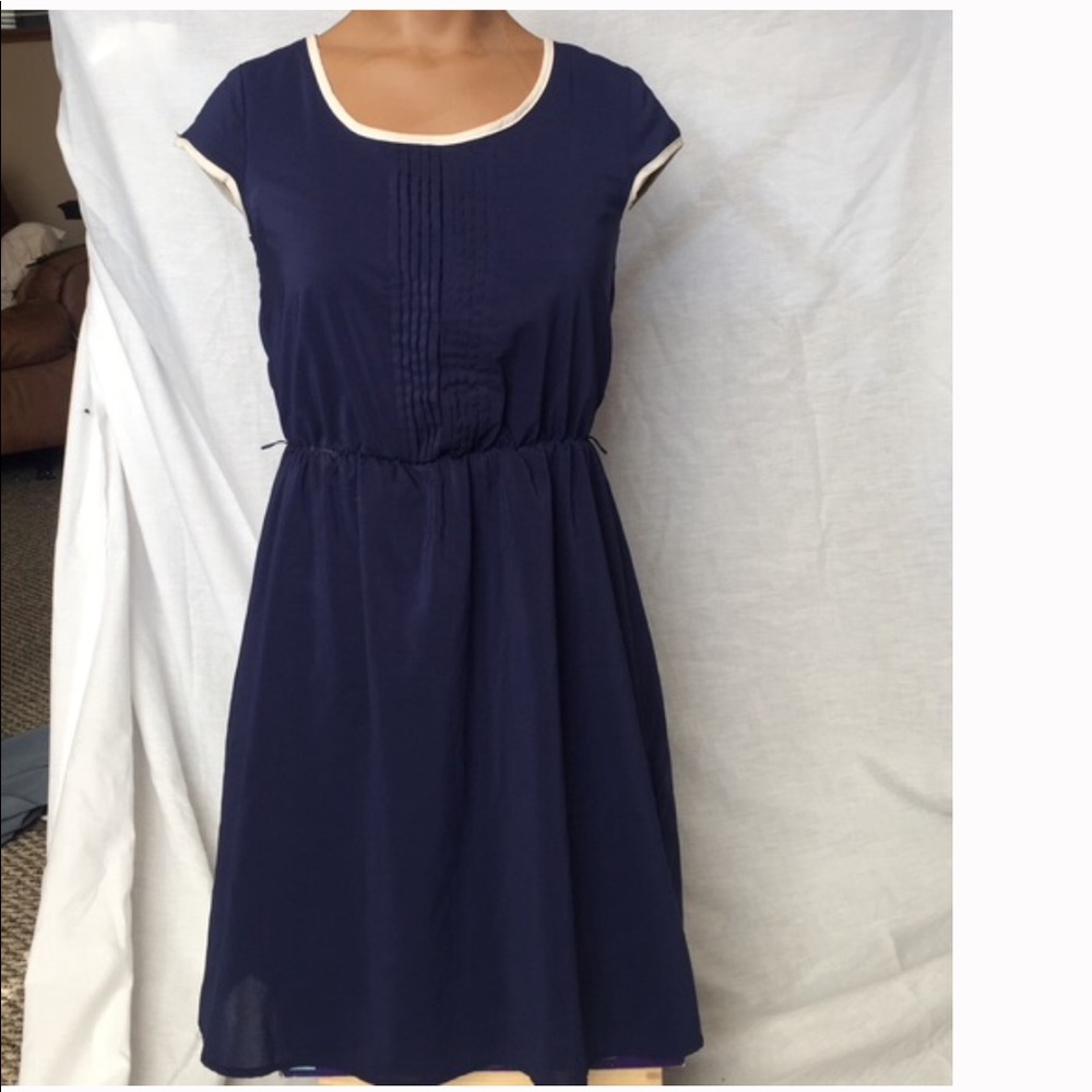 Target Blue/White Cap Sleeve Dress